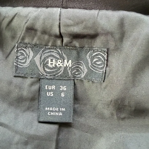 Black kimono sleeve  Wrap Blazer Jacket - Women's - Picture 2 of 3